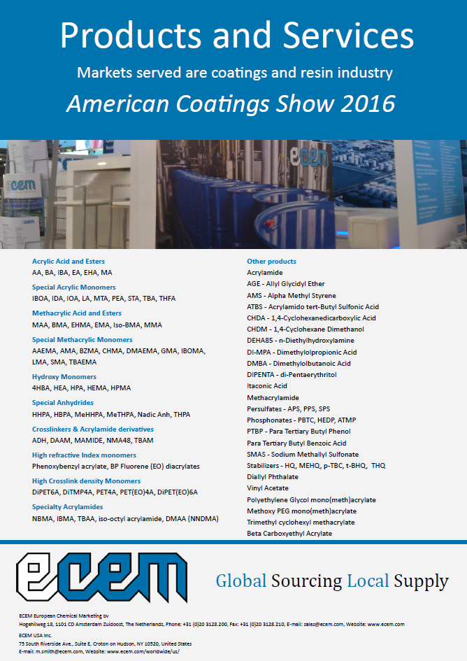 English Products and Services - ACS 2016